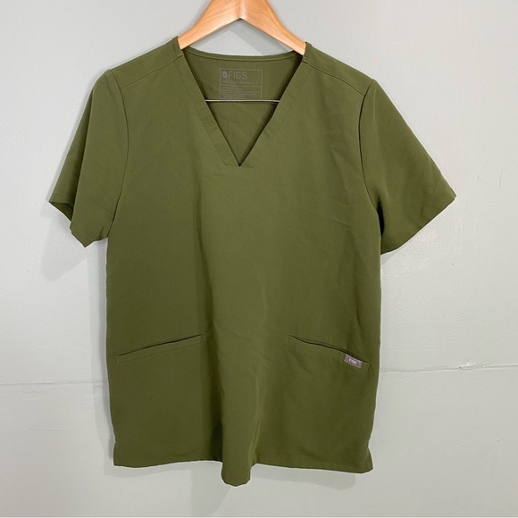 Figs Lot‎ of 2 Casma 3 Pocket Scrub Tee Sz L - Picture 5 of 7